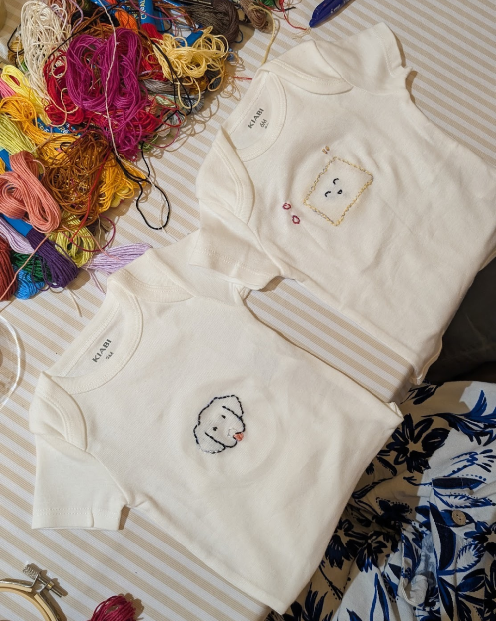 Broderie sur bodies